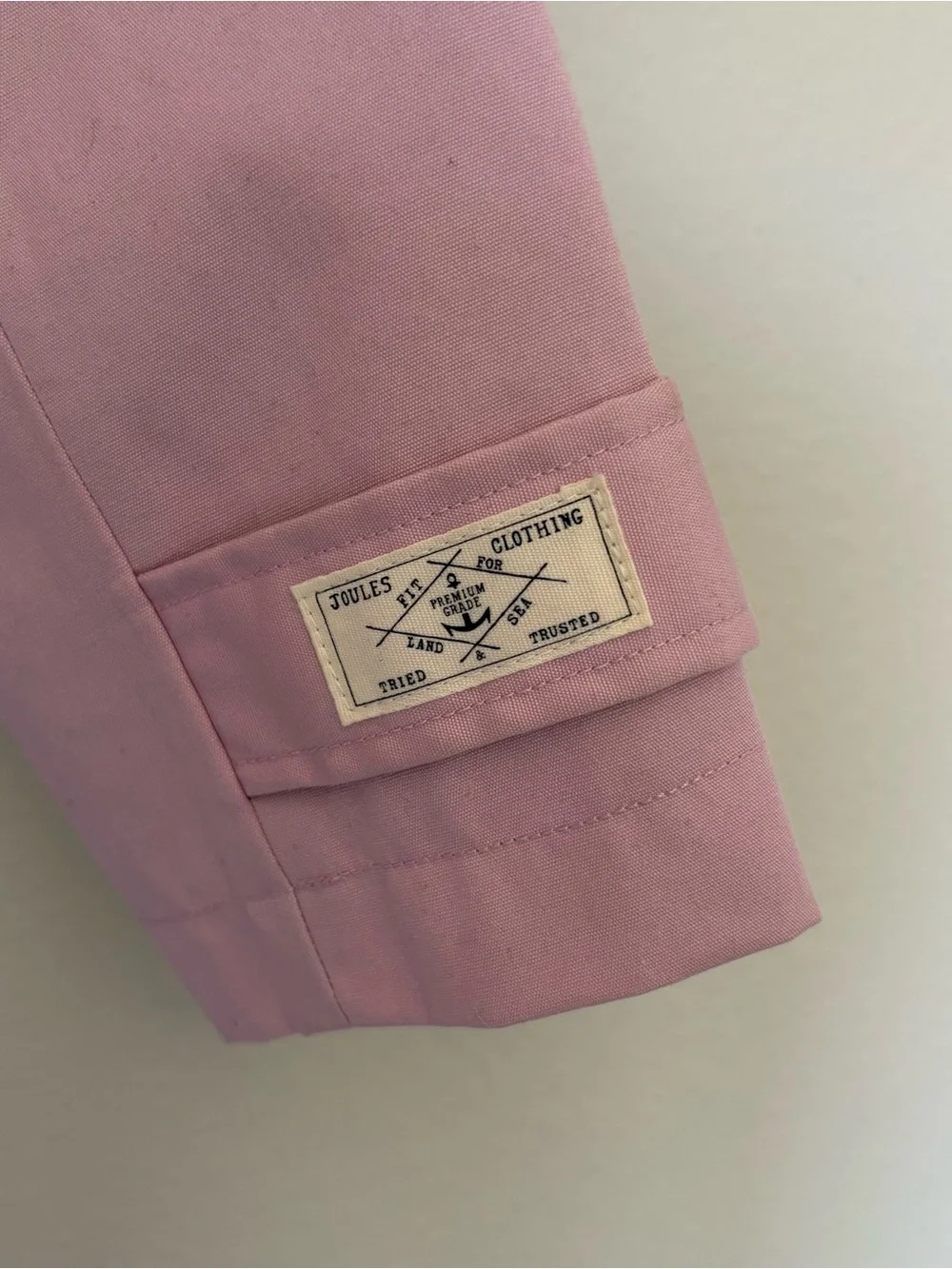 Joules Coast Waterproof Rain Jacket Hooded Floral Lined Lilac Pink: US 4 - Picture 3 of 12